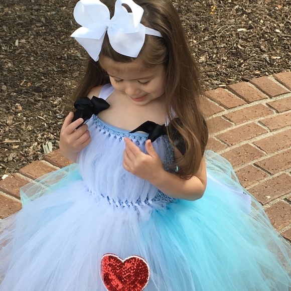 ALICE IN WONDERLAND couture tutu dress/costume - Picture 5 of 8